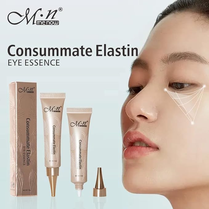 Consummate Eye Essence Elastin Anti Aging Eye Serum | Visibly Reduce Under Eye Wrinkles, Puffiness, Bags and Dark Circles | By The Clique