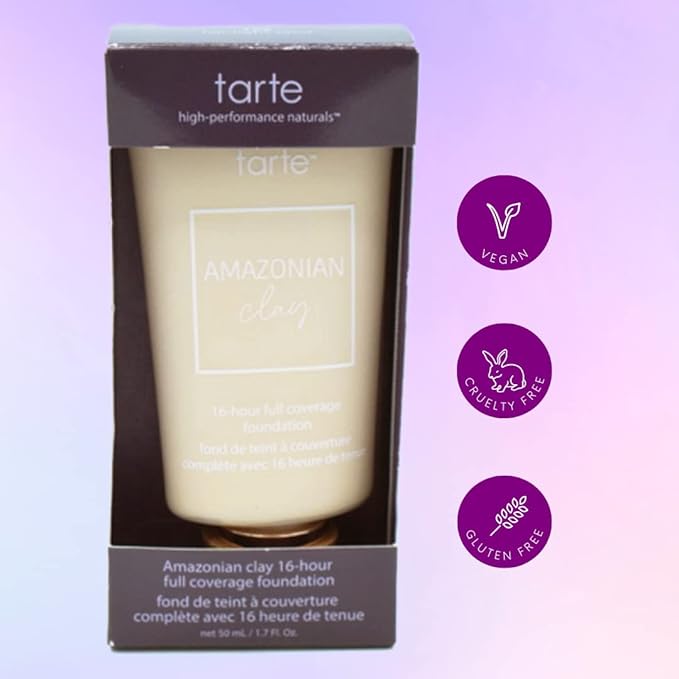 Tarte Cosmetics ian Clay 16-hour Full Coverage Foundation 16S Fair Light Sand