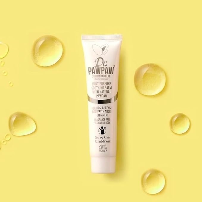 Shimmer, Multi-Purpose Natural No Fragrance Balm for Hydrating Lips, Skin, Hair, Cuticles, Nails & Beauty Finishing (25 ml)