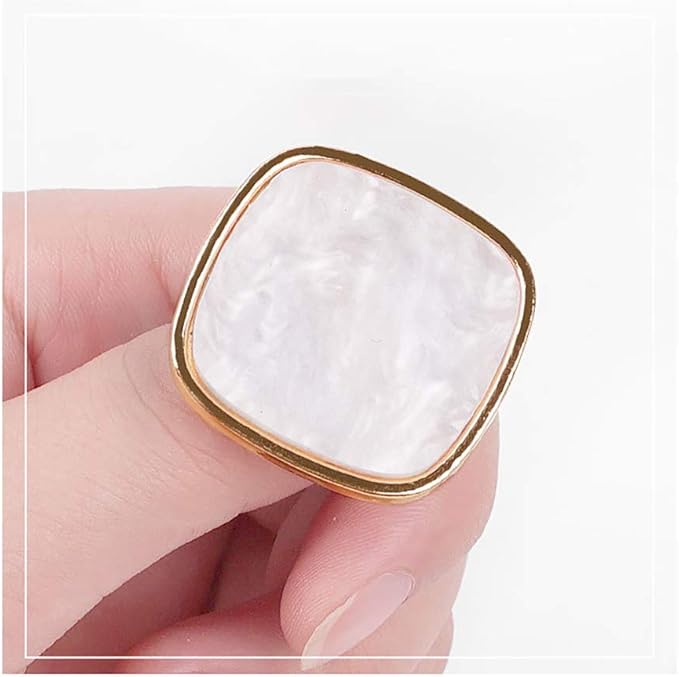 2 Pcs Resin Mixing Palette with Finger Rings Eyelash Extension Glue Rings Nail Art Equipment