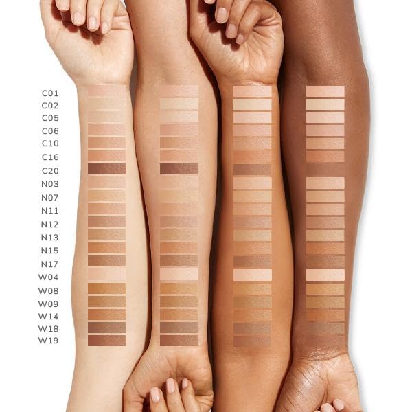 FARMASi Vfx Pro Foundation, Full Coverage Liquid Cream, Lightweight Long Lasting Coverage, Breathable Skin Moisturizer with Color True Matte Blending, Face Makeup, 1 fl. oz / 30 ml - Cool Light 02