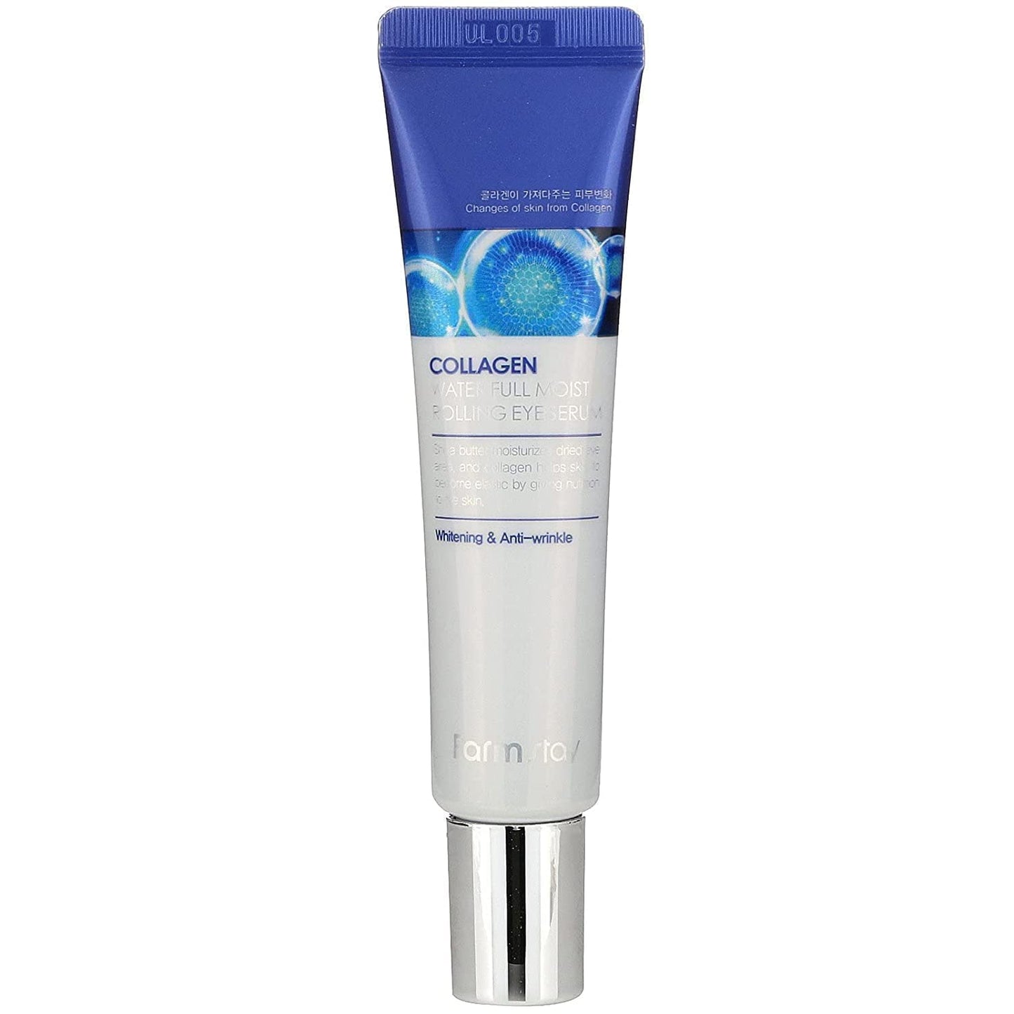 Farmstay Collagen Water Full Moist Rolling Eye Serum 0.84 fl oz | Moisturizing, Hydrating, Rolling Eye Serum, Eye cream, Skin care