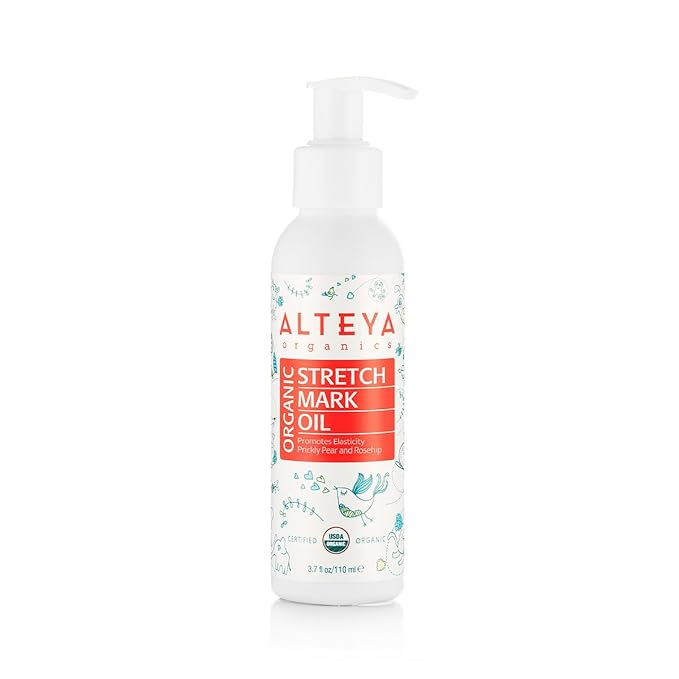 Alteya Organics Organic Pregnancy Stretch Oil 3.7 Fl Oz/110mL