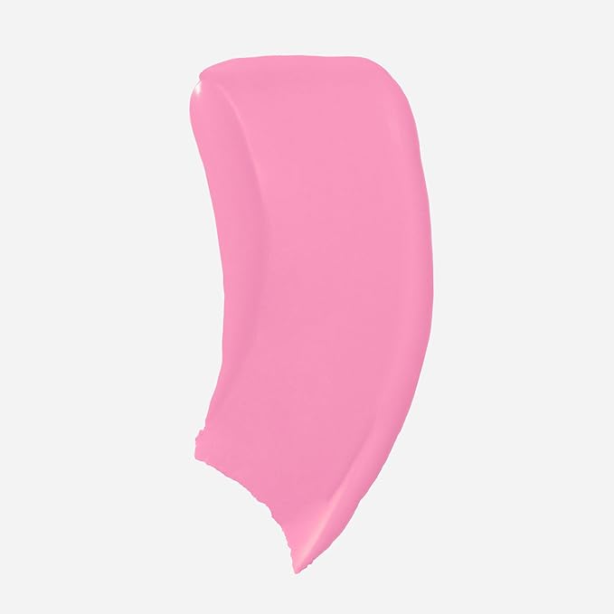 Saie Dew Blush - Lightweight Liquid Blush with a Blendable + Buildable Cream Finish - Dewy Cheek Tint with Doe Foot Wand Makeup Applicator - Cool Baby Pink Blush - Baby (.40 oz)