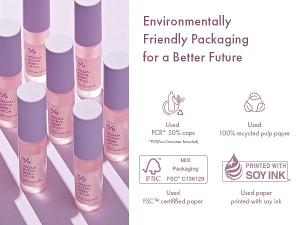 leegeehaam Dr.Ceuracle Vegan Active Berry Lip OilㅣAnti-Aging, Moisturizing, Revitalizing and GlowingㅣKorean Tinted Lip GlossㅣResveratrol from French Grape for Dry Lips, 0.15 Fl Oz