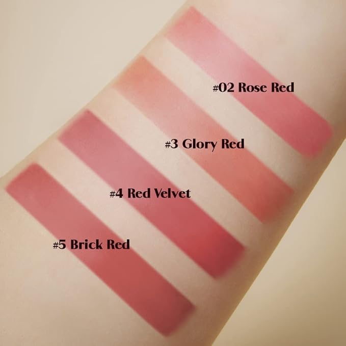 METAFORET Vegan Tinted Lip Balm 0.12oz 3.5g Experience Softer, More Radiant Lips with Lip Tint Butter Balm - Moisturizing, Tinted, and Perfect for Lip Care and Lip Glow (#03 Glory Red)