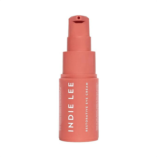 Indie Lee Restorative Eye Cream - Anti Aging Under Eye Cream for Wrinkles, Hydrating Dark Circle Corrector, Puffy Eyes Treatment with Hyaluronic Acid, Conditioning Algae & Licorice Root (0.5oz / 15ml)