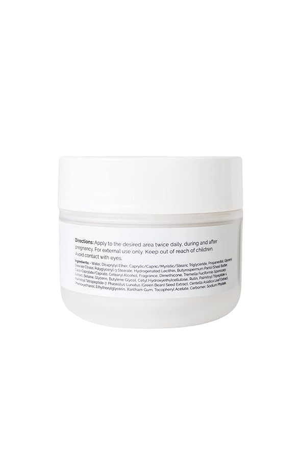 Silky Stretch Cream | Stretch Mark Cream for Pregnancy | Postpartum Essentials for Skincare | Helps Reduce Stretch Marks