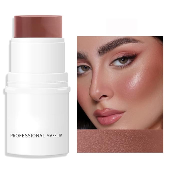 Cream Contour Stick, Bronzer Stick Waterproof Lightweight Cream Contouring Stick Long Lasting Smooth Bronzing stick Face Contour Stick Makeup for Girls and Women