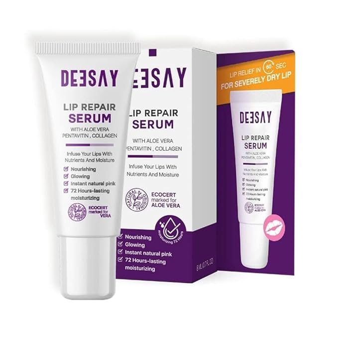Deesay Lip Repair Serum Nourishing Radiant Moist Pink Firm Smooth Lips 8ml.