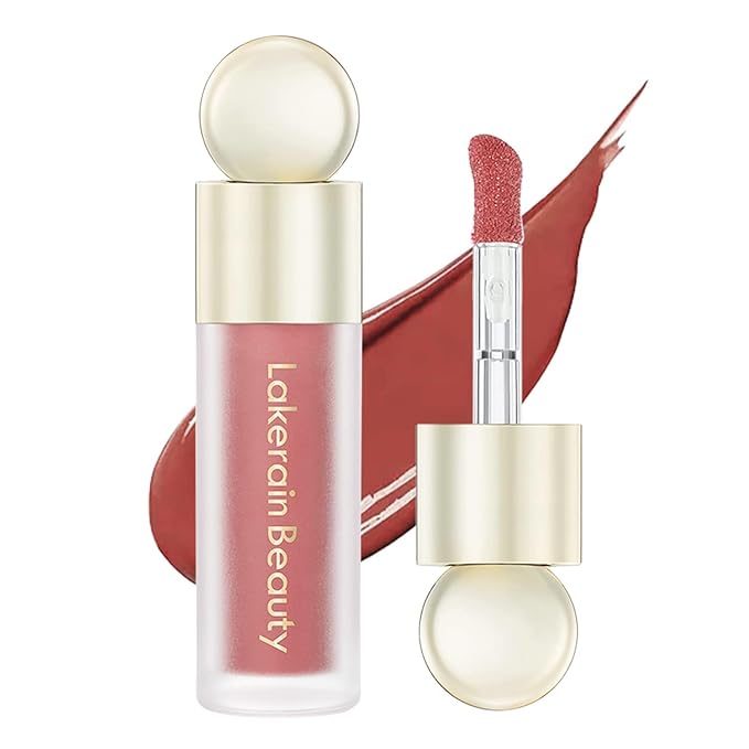 Soft Velvet Liquid Blush,Natural Cream Blush Stick for Cheeks, Dewy Cheek Tint, Long-Lasting Waterproof and Sweat proof Blush Makeup. (04 - LOVE)
