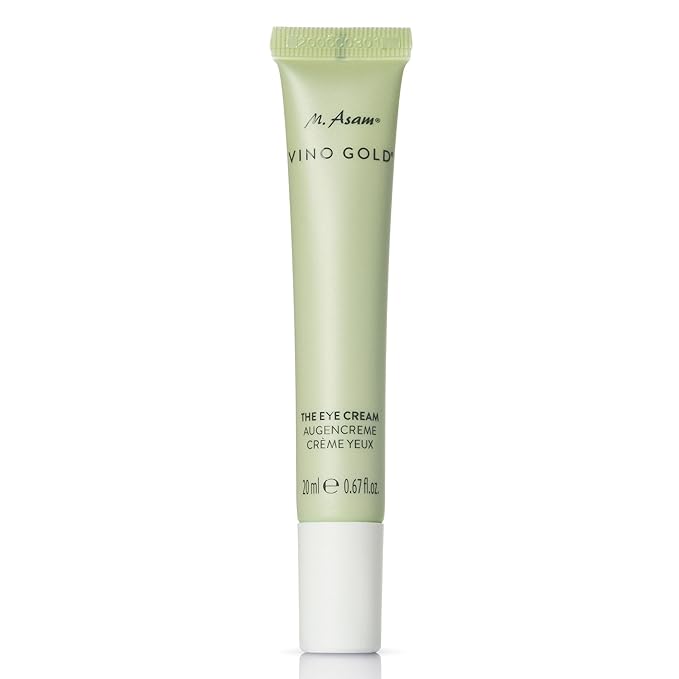 M. Asam VINO GOLD Eye Cream (0.67 Fl Oz), Eye Care Against Dark Circles For A Smoothed Eye Area, Anti-Aging Dark Circles Under Eye Treatment, With Caffeine & Hyaluronic Acid, Under Eye Cream