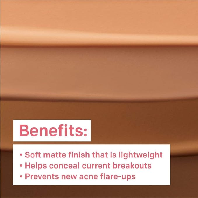 Almay Clear Complexion Makeup, Matte Finish Liquid Foundation with Salicylic Acid, Hypoallergenic, Cruelty Free, -Fragrance Free, Dermatologist Tested, 500 Beige, 1.0 oz
