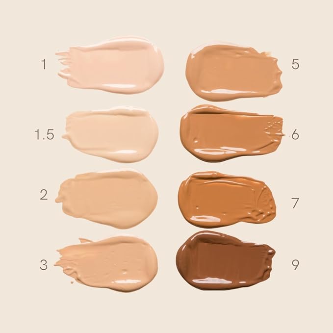 HAN Skincare Cosmetics Serum CC with SPF 30 I Vegan I Cruelty-Free I Waterless (Shade 1)