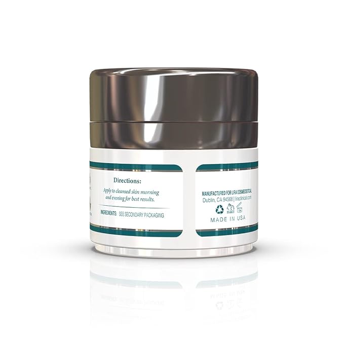 Lira Clinical BIO Caviar Crème - Daily Hydrating Facial Moisturizer with Advanced Peptide Complex and Vitamin C - Night Cream for Dry Skin - Travel Size Nourishing Cream for Skincare Routine - 1 oz