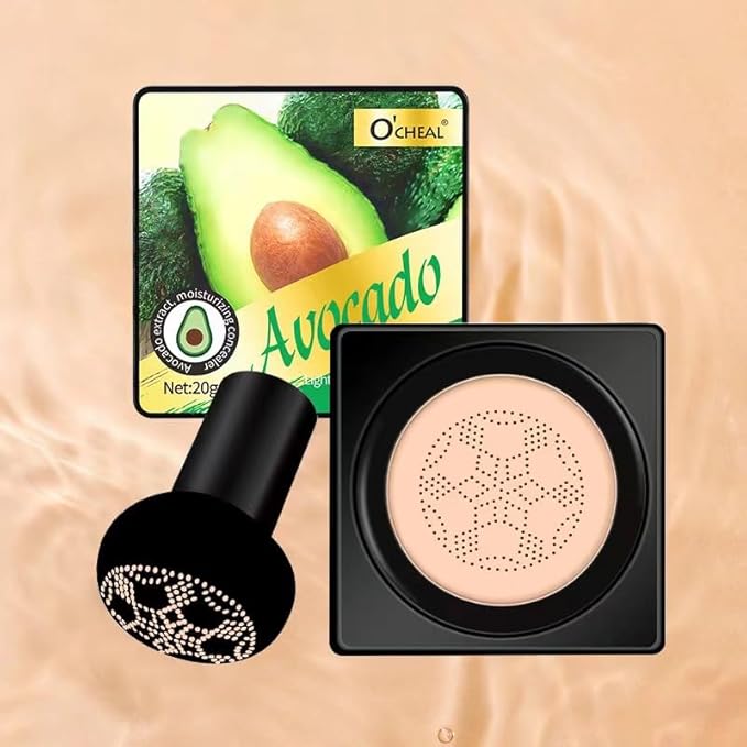 Mushroom Head Air Cushion BB Cream Foundation Cream for Face Makeup Concealer Cushion for Face Comestics Make Up Cushion Compact Natural
