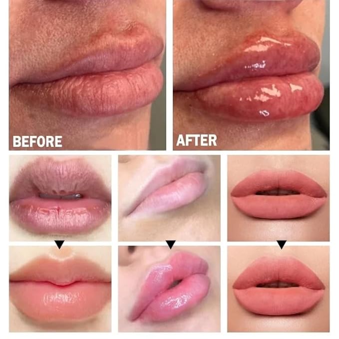 Rose Lip Oil Moisturizing Nourishing Repair Lips Reduce Fine Lines Relieve Dryness Long-Lasting Daily Use Lip Care
