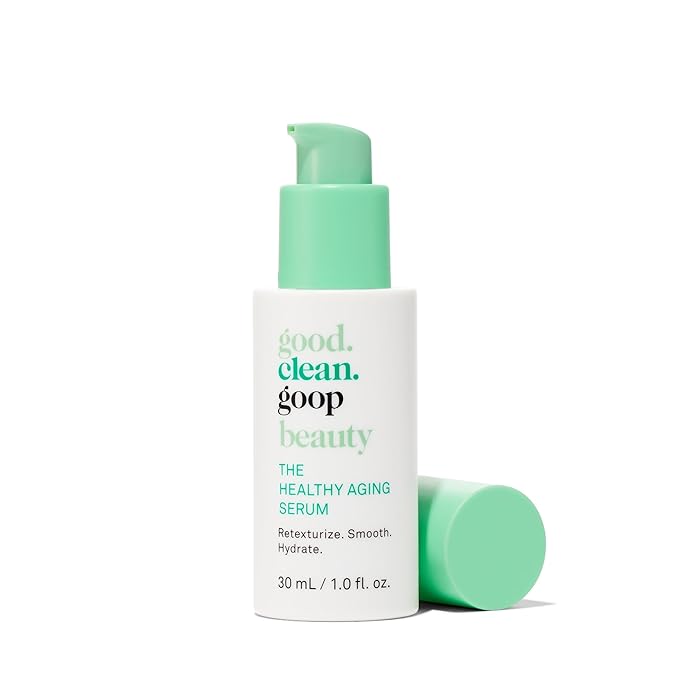 good.clean.goop beauty The Healthy Aging Serum | Facial Serum with Tranexamic Acid, Shikimic Acid & Goji Berry Oil | Serum to Help Smooth Wrinkles and Fine Lines | Anti-Aging Serum | Vegan | 1 Fl oz