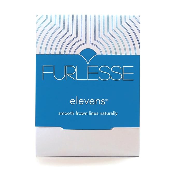 Furlesse Elevens Wrinkle Patches, Overnight Wrinkle Patches for Frown Lines, Non-Invasive Anti-Wrinkle Patches, Anti-Aging Skincare, 30 Patches, 30-Day Use
