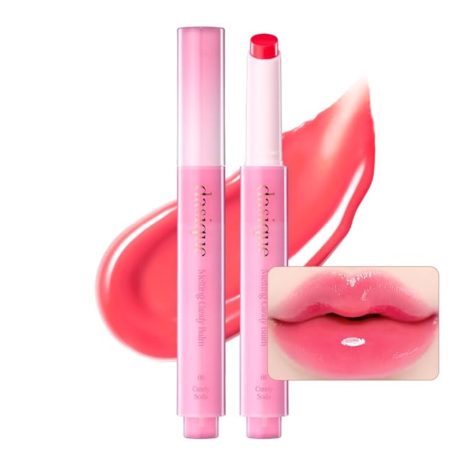Dasique Melting Candy Balm (#06 Candy Soda) | Glossy Balm | Moisturizing | For dry Lips | Vegan