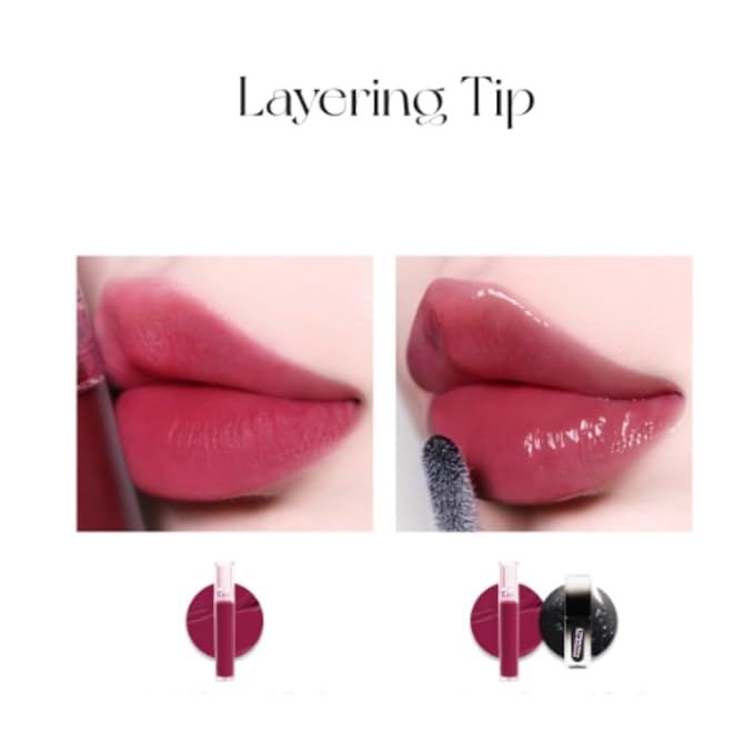 Keep In Touch The Black Plumper Tint | 2X Plumping Effect, Moisturizing Lip Gloss | Vegan and Cruelty-Free Korean Lip Tint (Royal Midnight)