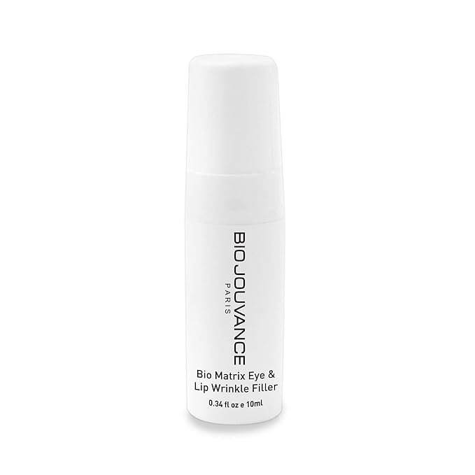 Bio Jouvance - Bio Matrix Eye and Lip Wrinkle Filler 0.34oz / 10ml - Professional Eye & Face Hydrating Cream | Anti Wrinkle Facial Skin Care Treatment | Made in France