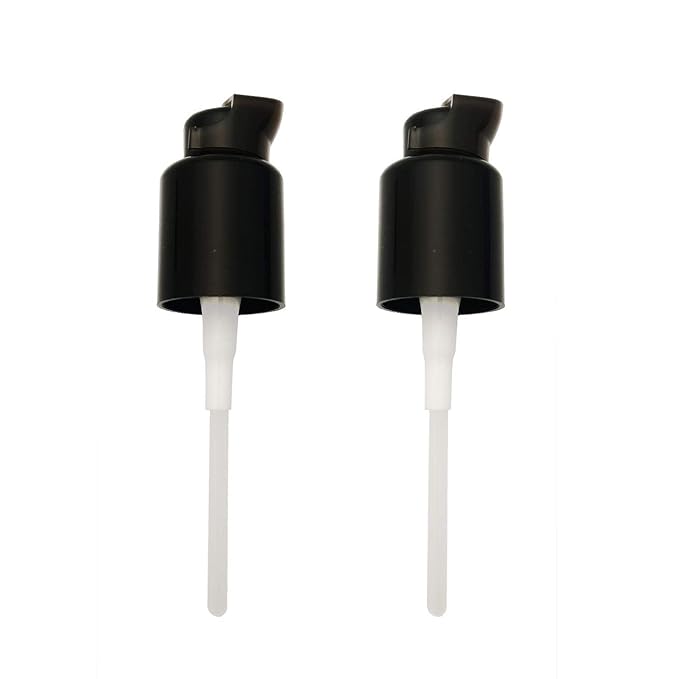 Chris.W 2Pack Foundation Pump for MAC Studio Fix Fluid Foundation(Black)