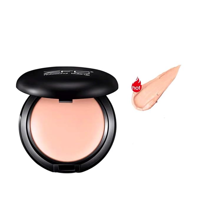 Foundation Makeup Concealer, Medium-to-Full Coverage Foundation Cream, Long Lasting Waterproof Up to 12HR Hybrid Setting Powder