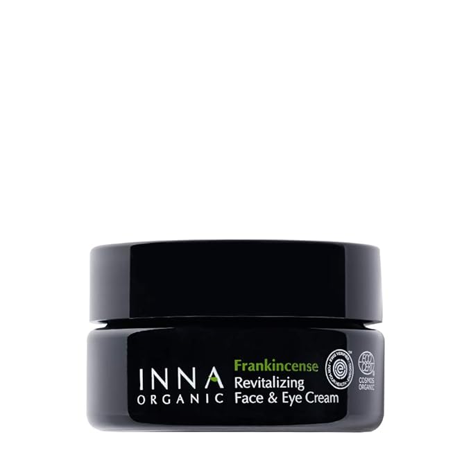 FRANKINCENSE REVITALIZING FACE & EYE CREAM, Anti-aging, Wrinkle Care, Moisturizing, Luxury Clean Beauty, Certified Organic, 1.7 fl.oz.