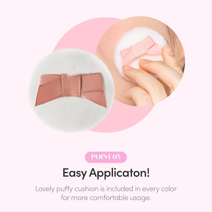 ETUDE Lovely Cookie Blusher #OR202 Sweet Coral Candy 4g | Glowing & Natural Powder Blush with Long-Lasting Sebum Control | Easy Application | Puffy Cushion for a Lovely Makeup Look