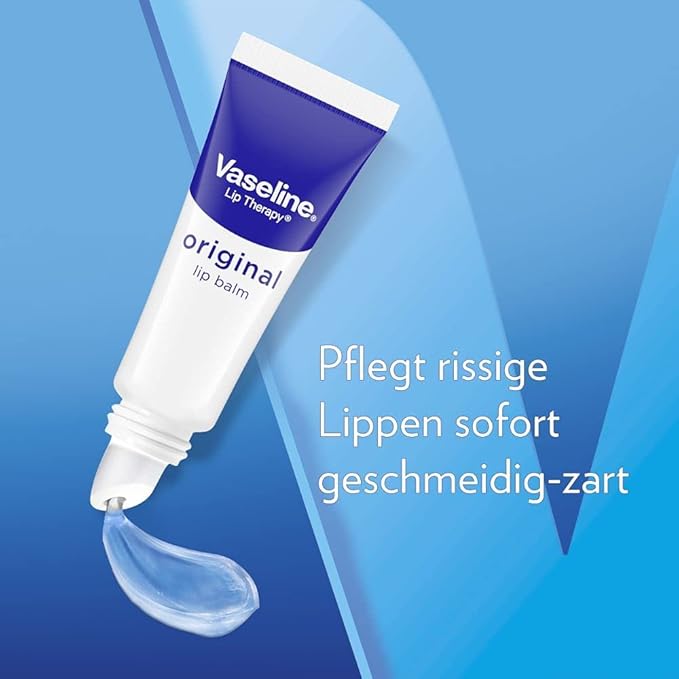 Vaseline Lip Therapy Lip Balm Tube, Advanced Healing, 0.35 oz