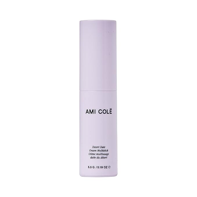 AMI COLÉ Desert Date Cream Blush & Lip Multistick (Spice), moisturizing lip tint, lip and cheek stain, natural lip color