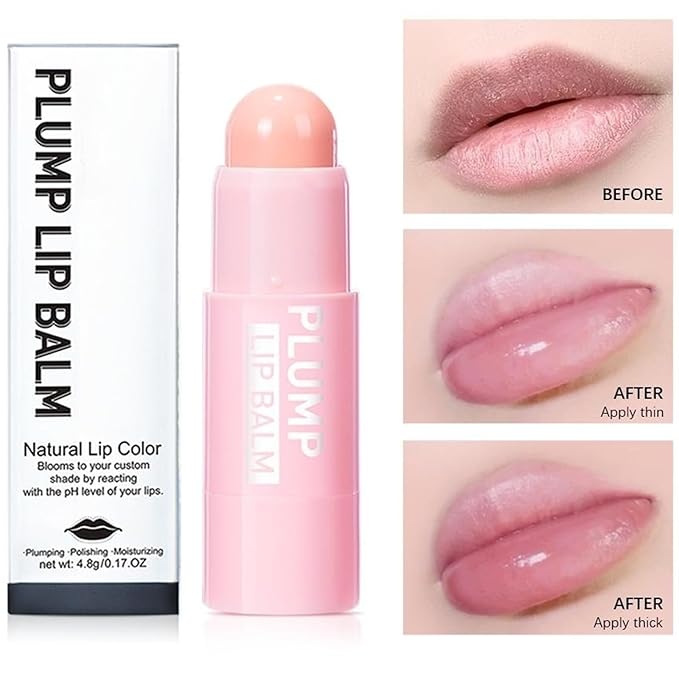 Tinted Lip Balm, Hydrating Colored Lip Balm, Lip Brightening for Dark Lips, Lip Tinted Moisturizer, Lip Moisturizer for Very Dry Lips, Reduce Lip Wrinkles, 4.8G/0.17Oz