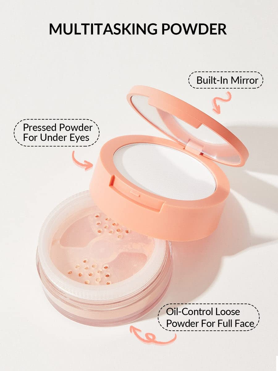 SHEGLAM Insta-Ready Face Powder Loose Under Eye Setting Powder - Bisque