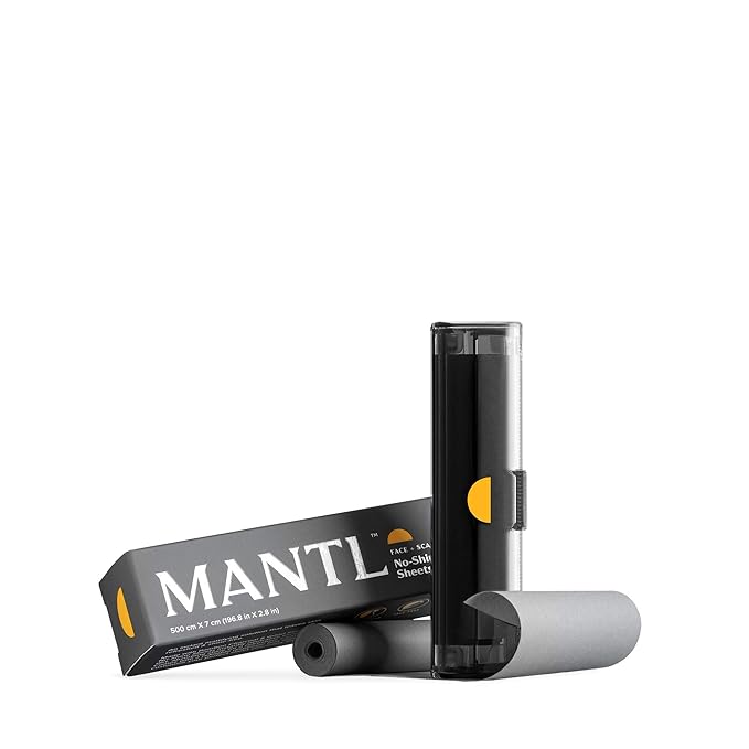 I Bamboo Charcoal No Shine Sheets I Oil Blotting Paper to Instantly Neutralize and Absorb Excess Shine on Face and Scalp I Refillable Compact Dispenser Face Care
