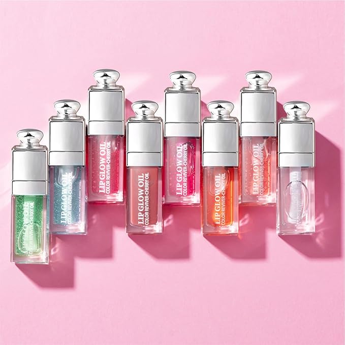 Hydrating Lip Glow Oil, Moisturizing Plumper Lip Gloss, Transparent Plumping Balm, Tinted Balm Care 0.2 OZ - 015 CHERRY