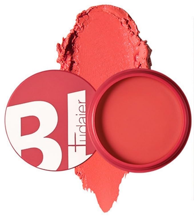 MAEPEOR Cream Blush 9 Color Smooth High-Pigmented Buildable Face Blush Long-Lasting Natural Look Face Blush for Cheeks (Color 07)