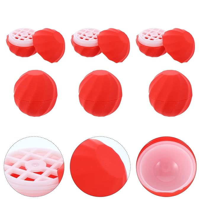 FRCOLOR Lip Balm Tubes Jar Lip Gloss 10Pcs Empty Lip Lip Balm Bottles Filling Lipstick Box Empty Lip Balm Sphere Containers Balm Sphere Containers Lip Balm Tube Refillable Lip Balm Containers