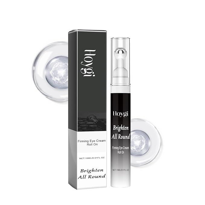 Caffeine Eye Cream Eye Serum, Under Eye Roller Cream for Dark Circles and Puffiness, 0.51 Fl Oz