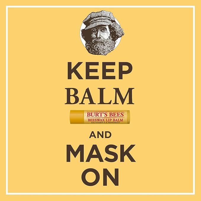 Burt's Bees Lip Balm - Mango, Lip Moisturizer With Responsibly Sourced Beeswax, Tint-Free, Natural Origin Conditioning Lip Treatment, 2 Tubes, 0.15 oz.