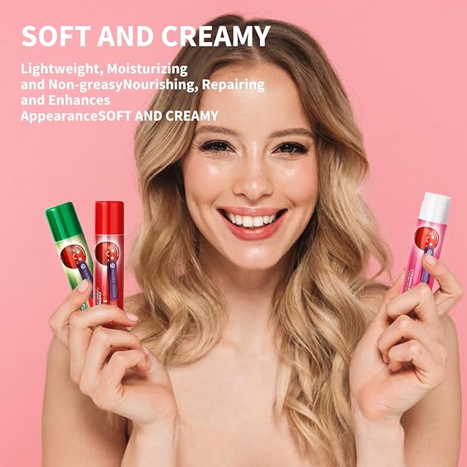Lip Sleeping Mask Overnight Moisturizer Balm, Berry Lip Mask, Day and Night Repair Lip Balm for Improves Dryness Cracked, Moisturize Nourish Lip Scrubs Exfoliate Reduce Lip Lines (3pack)