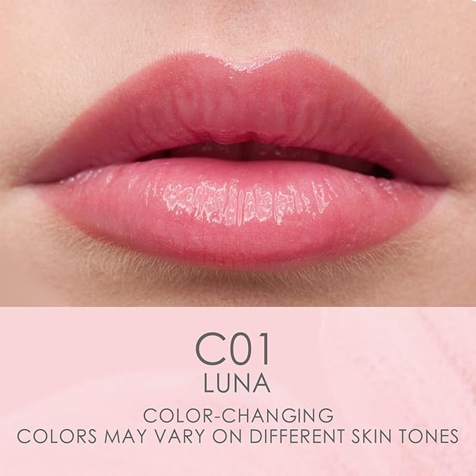 CATKIN Lip Balm Color Tinted Lipstick Ultra Hydrating Lip Deep Moistrurize Chapstick with Vitamin E Nourishing For Cracked & Dry Lips 0.12 oz (2pcs（01+10）)