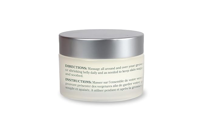 NOURISH Body Butter, Pregnancy Belly and Postpartum Skin Care, Natural Stretch Mark Cream with Shea & Cocoa Butter, Vegan, Clean & Cruelty-free, 3.4 oz