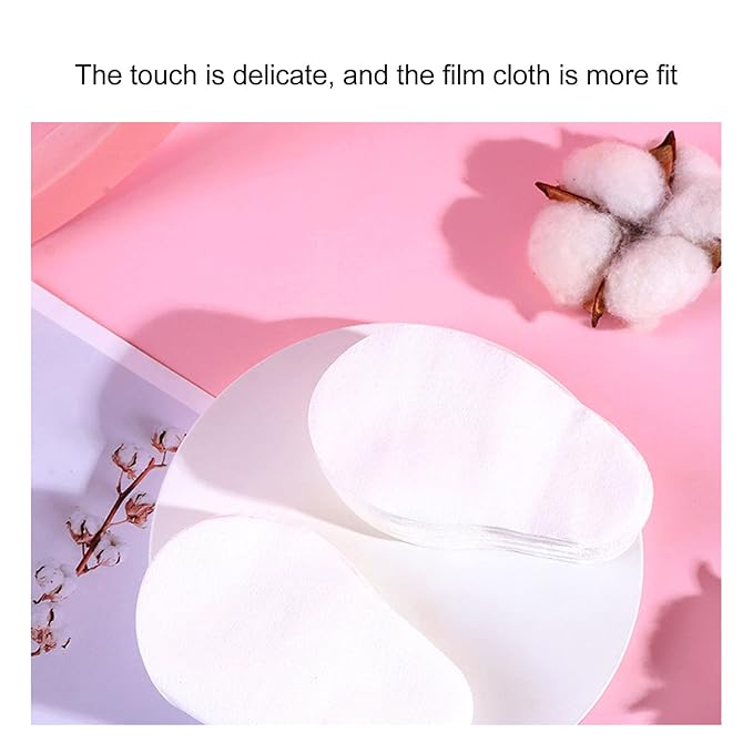 400pcs Disposable Eye Mask Paper, Moisturizing Pure Cotton DIY Sheet for Under Eye Dark Circles, Irritating DIY Eye Supplies