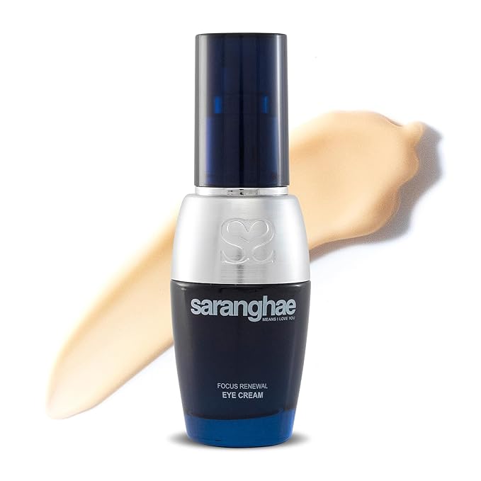 Cica Korean Under Eye Cream - Dark Circle & Puffiness Reduction, Anti-Aging Under Eye Treatment, Hydrating Niacinamide Cream for Minimizing Wrinkles – 1 Ounce by Saranghae