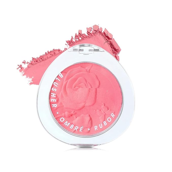 MAEPEOR Matte Face Blush 8 Colors Lightweight Natural Look Face Blush Long-Lasting and Highly Pigmented Powder Blush for Cheeks (Color 04)