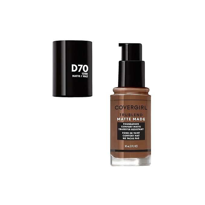 COVERGIRL TruBlend Matte Made Liquid Foundation, Cappuccino , 1 Fl Oz (Pack of 1)