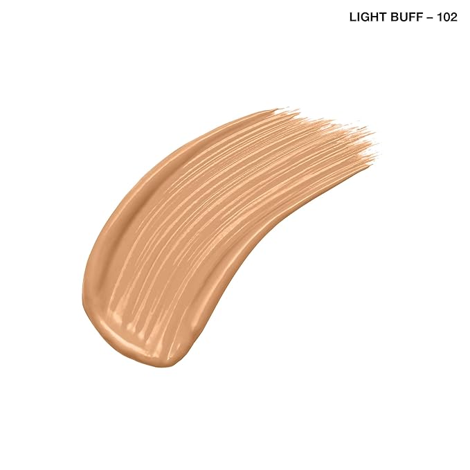 Rimmel London Stay Matte Liquid Mousse - 102 Light Buff - Foundation, Lightweight, Shine Control, Oil-Free, 1oz
