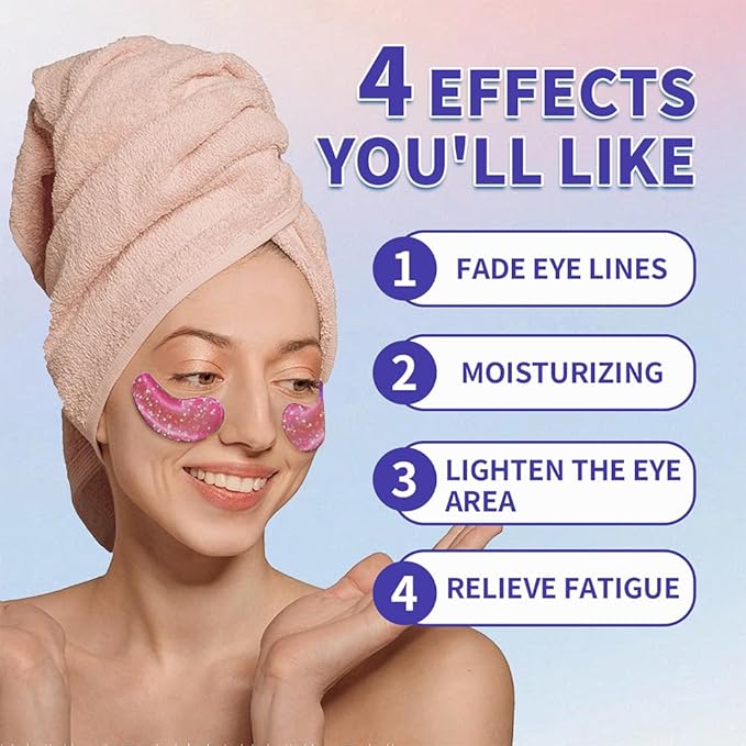 28 Pairs Under Eye Patches, Natural Collagen Eye Patches for Puffy Eyes, Under Eye Mask Patches for Face, Reduce Dark Circles, Fine Lines and Puffiness, Refreshes Your Skin, Eye Moisturizer Treatment