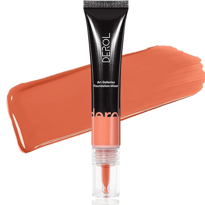 Orange Foundation Mixing Pigment for Adjusting Shade and Color Corrector, Blends Easily With Foundation, Orange Color Corrector for Adjusting Foundation from Cold to Warm (04# Orange)